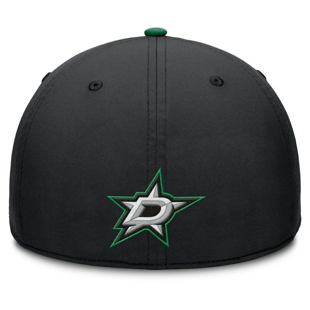 Dallas Stars Fanatics Authentic Pro Rink Team Code Flex Hat - Black/Kelly Green - NHL