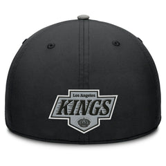 Los Angeles Kings Fanatics Authentic Pro Rink Team Code Flex Hat - Black/Gray - NHL