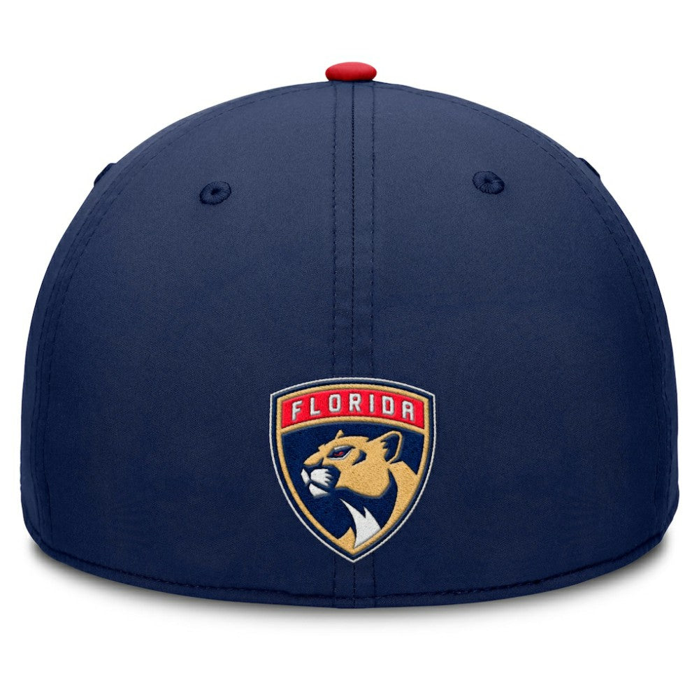 Florida Panthers Fanatics Authentic Pro Rink Team Code Flex Hat - Navy/Red - NHL