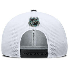 Ottawa Senators Fanatics Authentic Pro Rink Lockup Adjustable Trucker Hat - Black/White - NHL