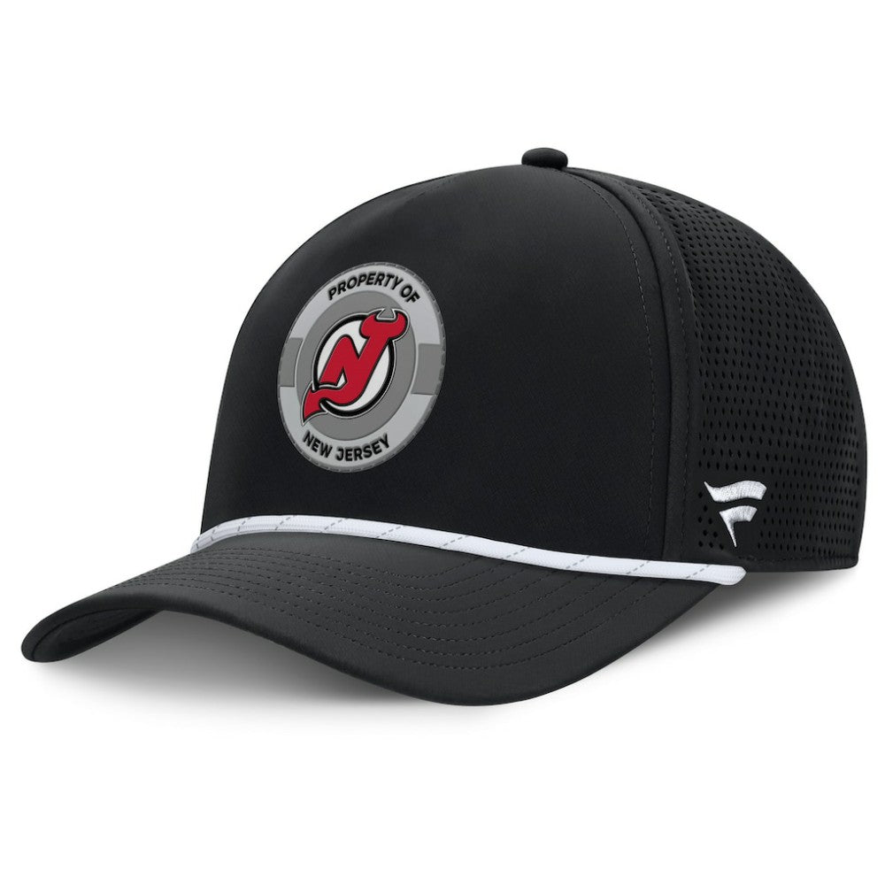 New Jersey Devils Fanatics Authentic Pro Rink Adjustable Hat - Black - NHL