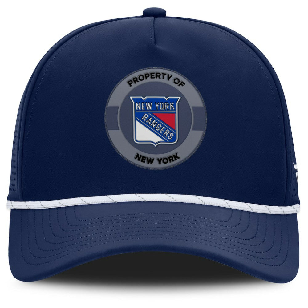 New York Rangers Fanatics Authentic Pro Rink Adjustable Hat - Navy - NHL
