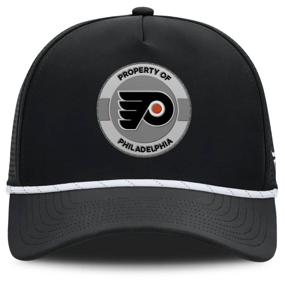 Philadelphia Flyers Fanatics Authentic Pro Rink Adjustable Hat - Black - NHL