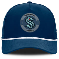 Seattle Kraken Fanatics Authentic Pro Rink Adjustable Hat - Deep Sea Blue - NHL