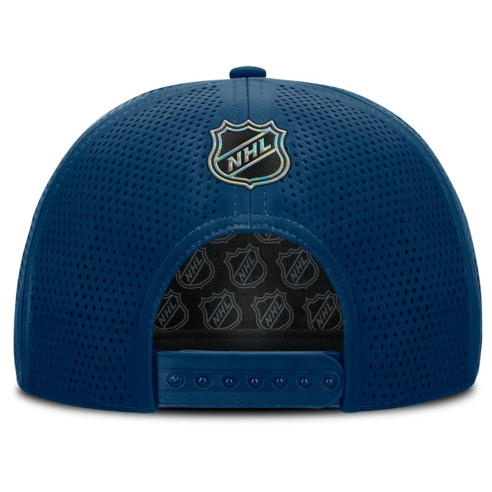 Seattle Kraken Fanatics Authentic Pro Rink Adjustable Hat - Deep Sea Blue - NHL