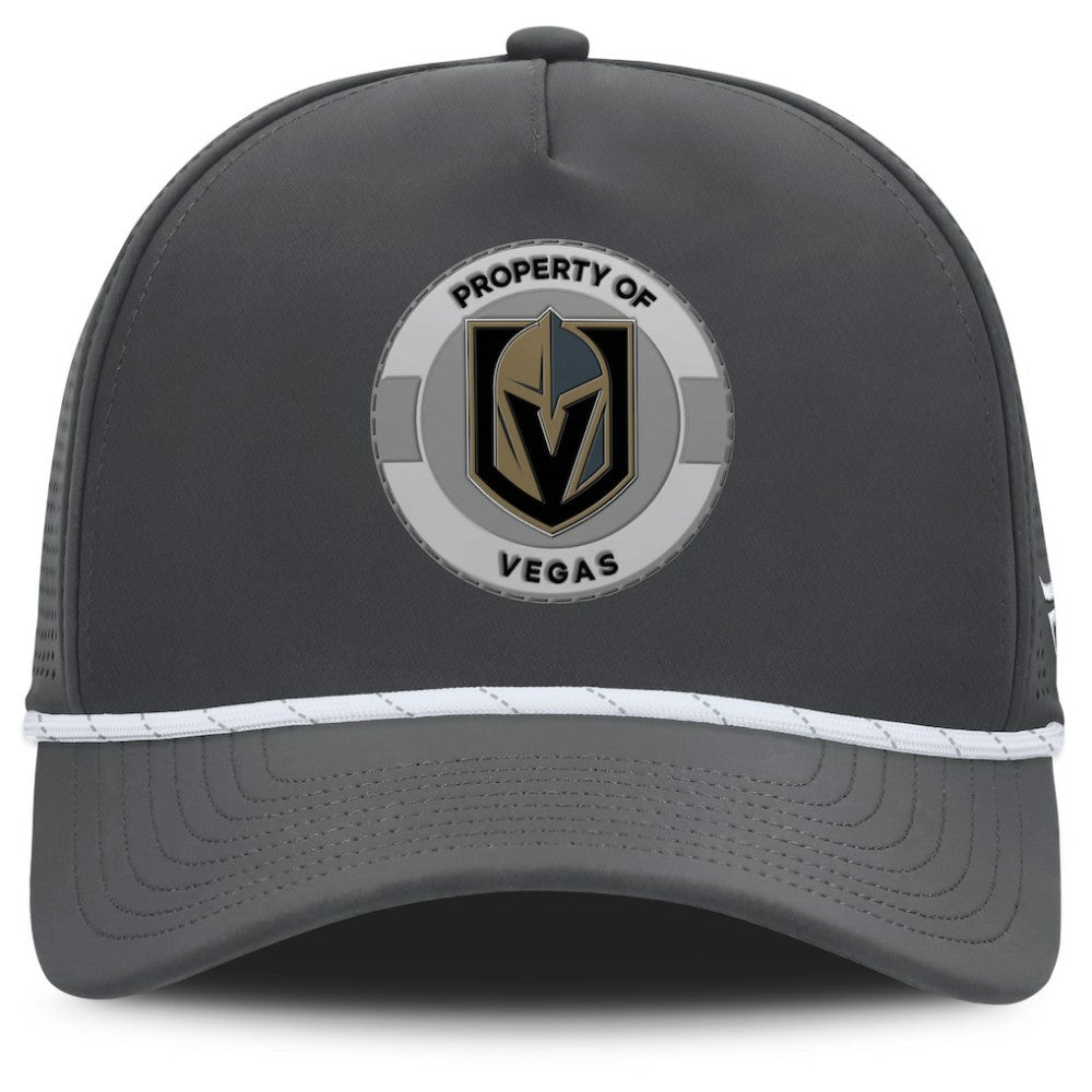 Vegas Golden Knights Fanatics Authentic Pro Rink Adjustable Hat - Charcoal - NHL