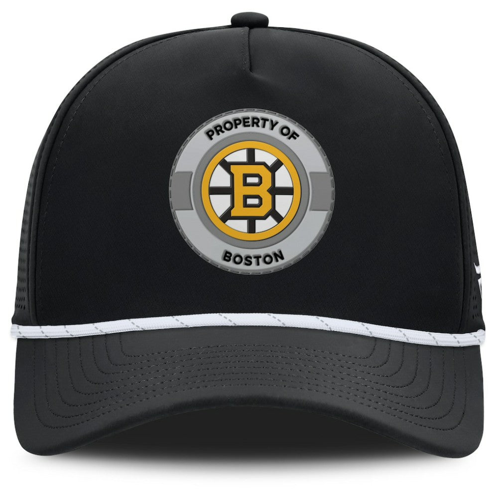 Boston Bruins Fanatics Authentic Pro Rink Adjustable Hat - Black - NHL