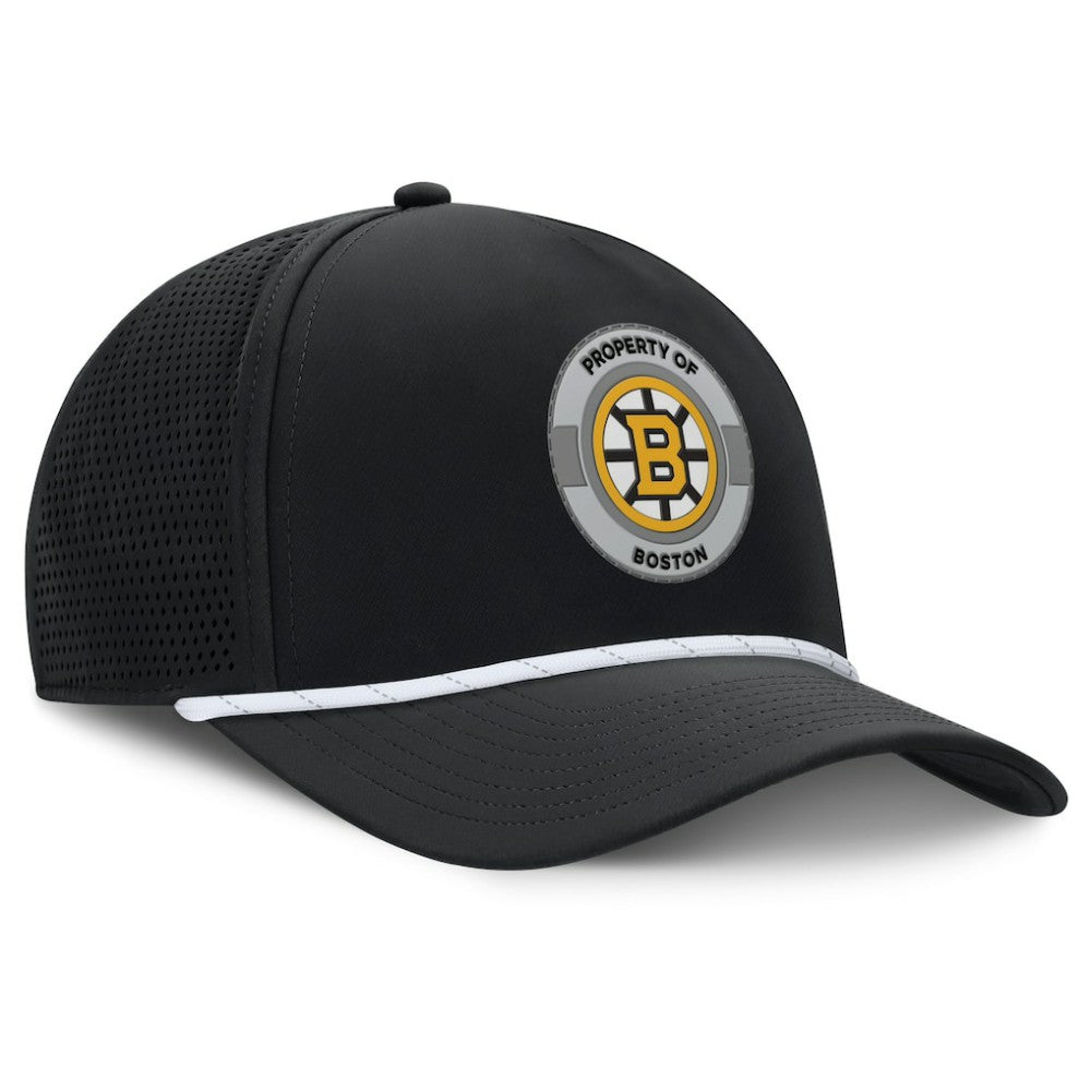 Boston Bruins Fanatics Authentic Pro Rink Adjustable Hat - Black - NHL
