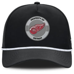 Detroit Red Wings Fanatics Authentic Pro Rink Adjustable Hat - Black - NHL