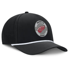 Detroit Red Wings Fanatics Authentic Pro Rink Adjustable Hat - Black - NHL