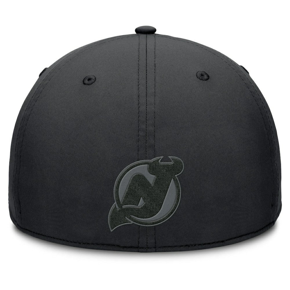New Jersey Devils Fanatics Authentic Pro Road Team Code Flex Hat - Black - NHL