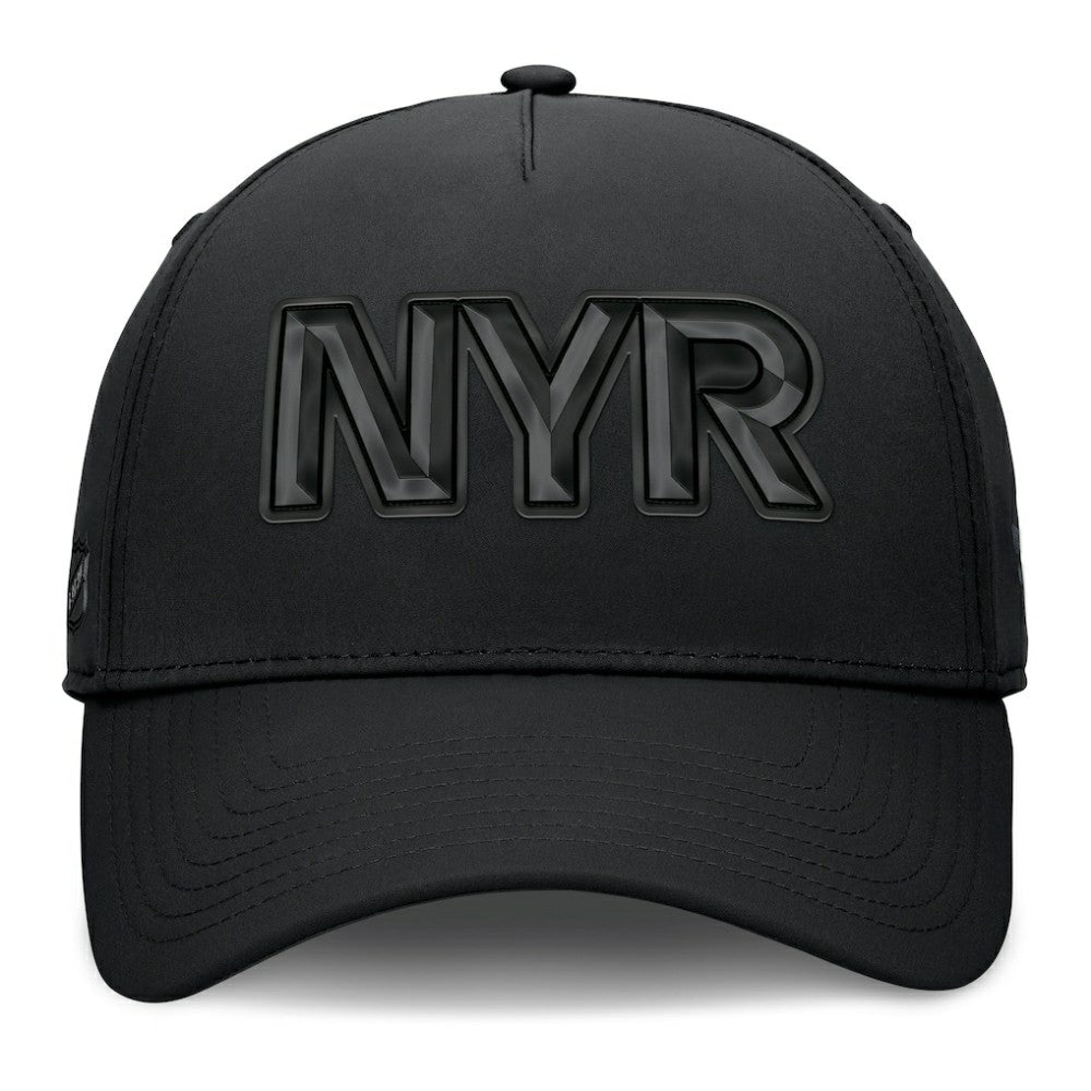 New York Rangers Fanatics Authentic Pro Road Team Code Flex Hat - Black - NHL