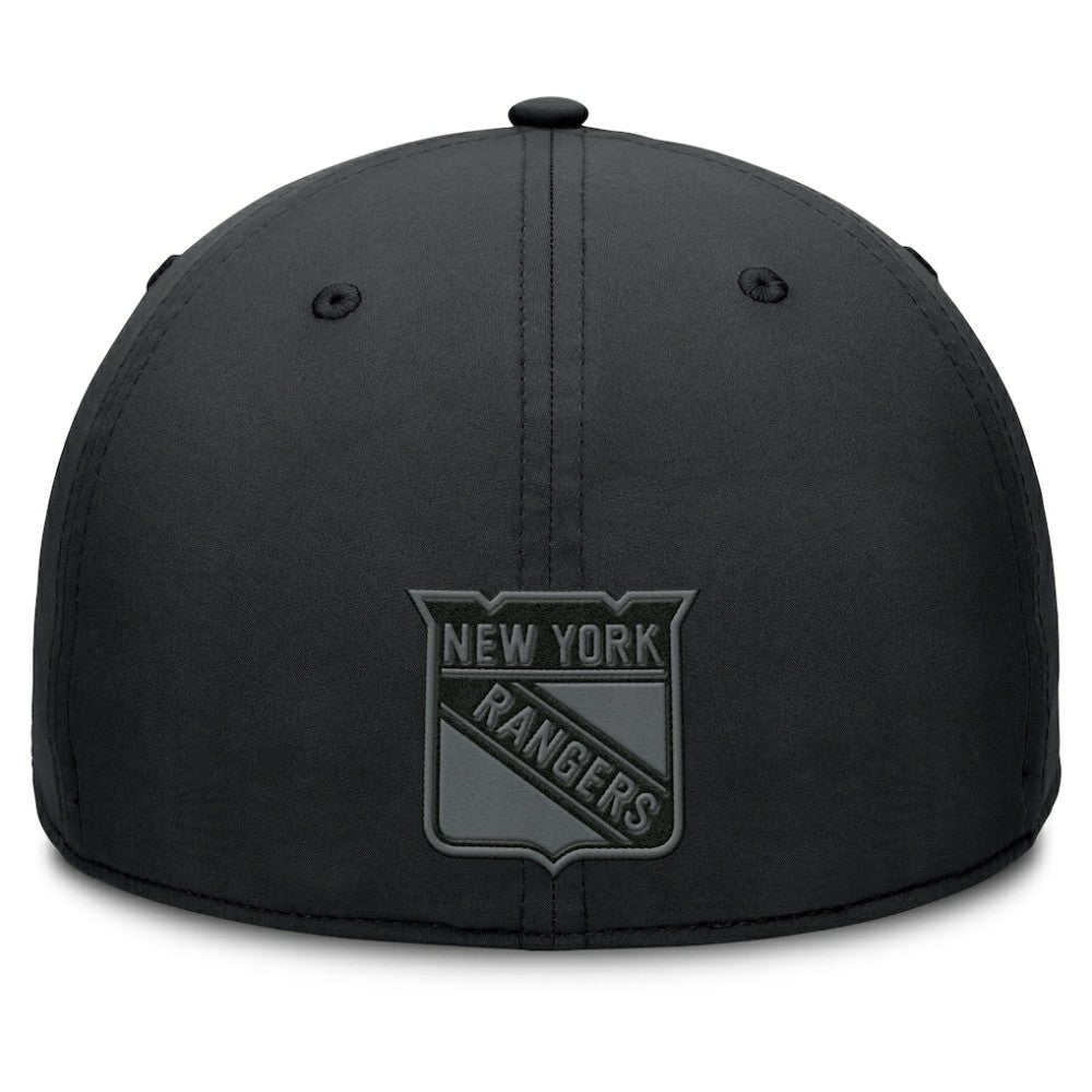 New York Rangers Fanatics Authentic Pro Road Team Code Flex Hat - Black - NHL