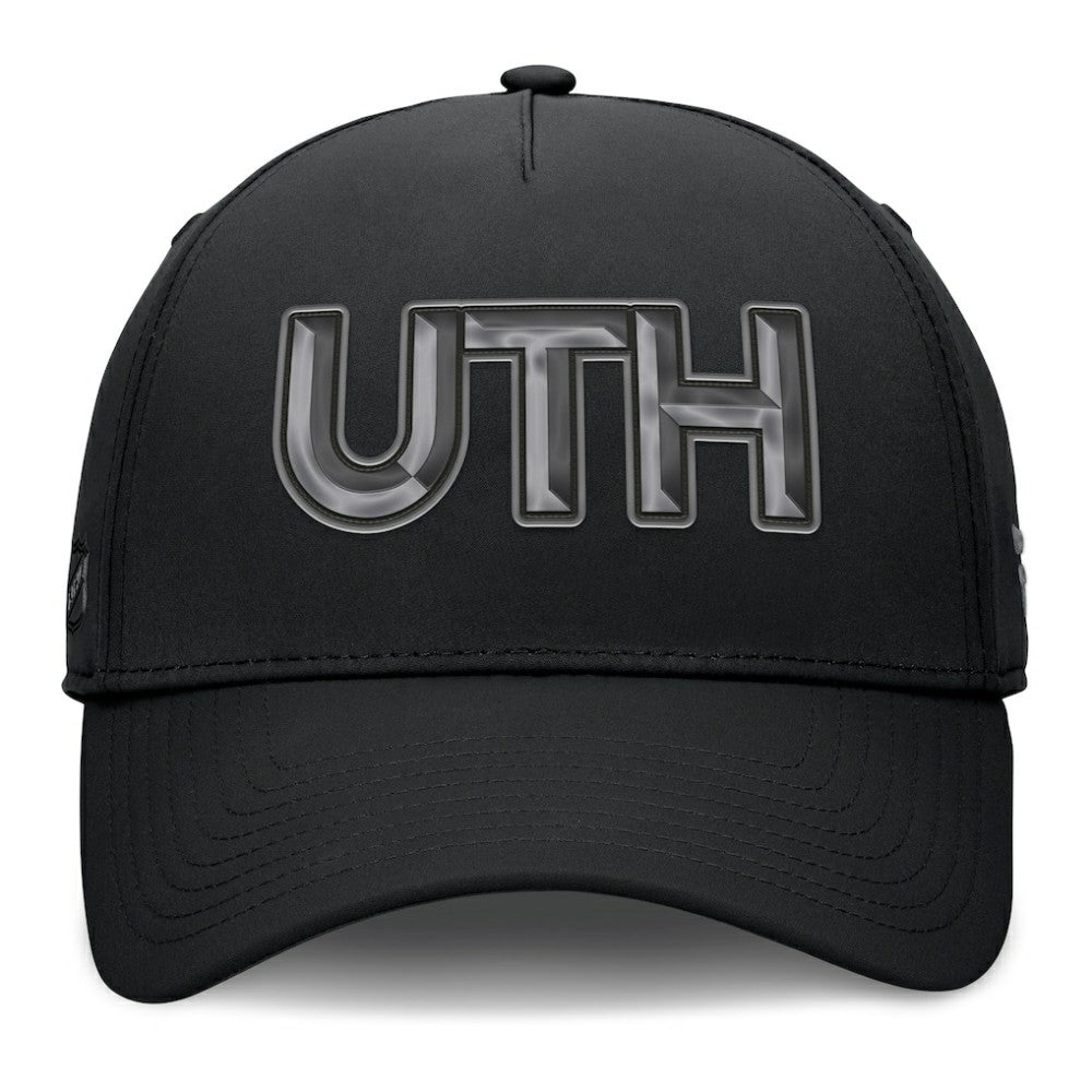 Utah Mammoth Fanatics Authentic Pro Road Team Code Flex Hat - Black - NHL