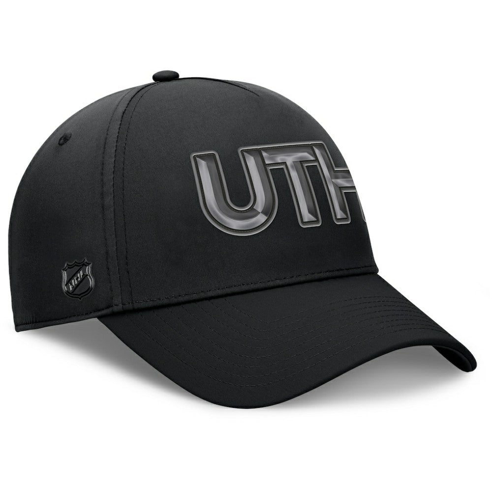 Utah Mammoth Fanatics Authentic Pro Road Team Code Flex Hat - Black - NHL