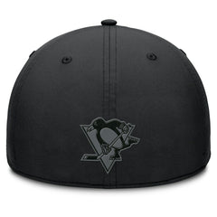 Pittsburgh Penguins Fanatics Authentic Pro Road Team Code Flex Hat - Black - NHL