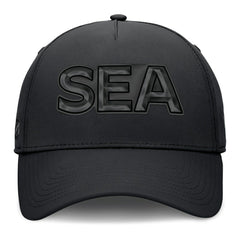 Seattle Kraken Fanatics Authentic Pro Road Team Code Flex Hat - Black - NHL