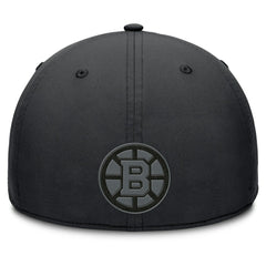 Boston Bruins Fanatics Authentic Pro Road Team Code Flex Hat - Black - NHL