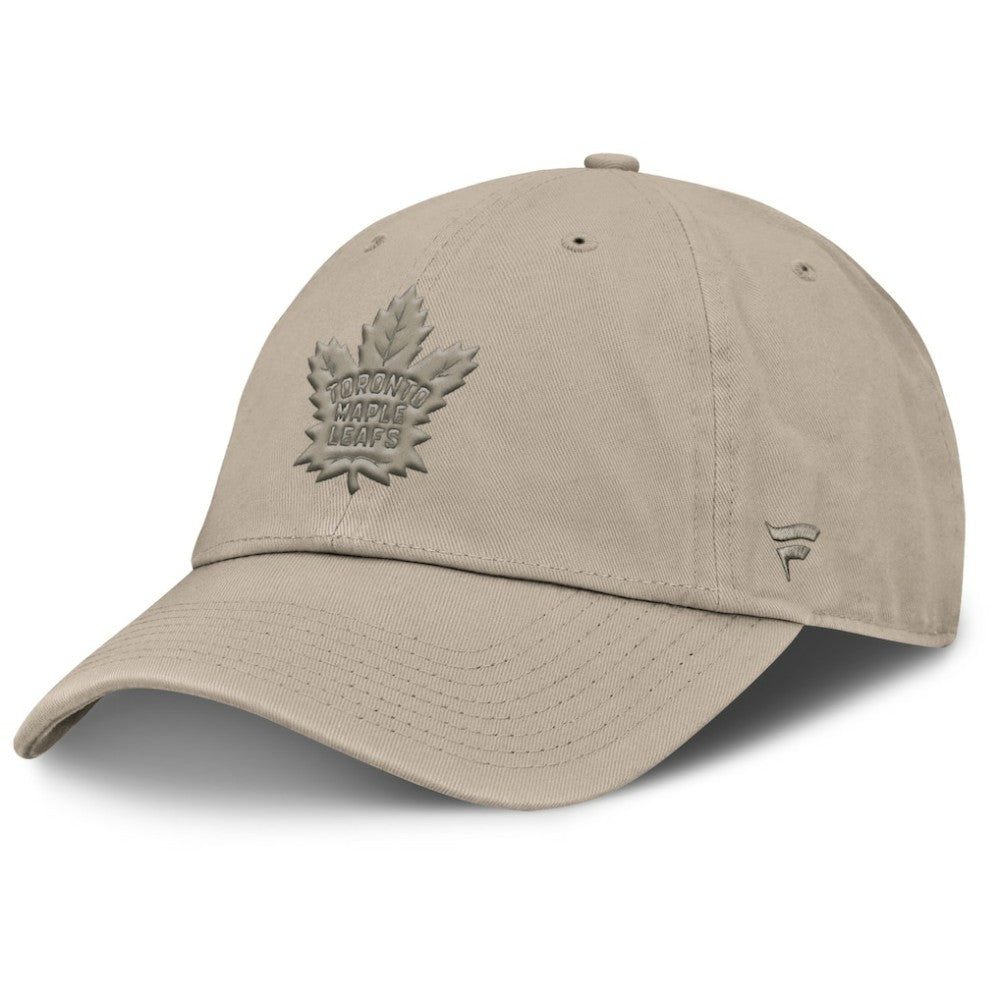 Toronto Maple Leafs Fanatics Authentic Pro Road Adjustable Hat - Tan - NHL