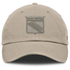 New York Rangers Fanatics Authentic Pro Road Adjustable Hat - Tan - NHL