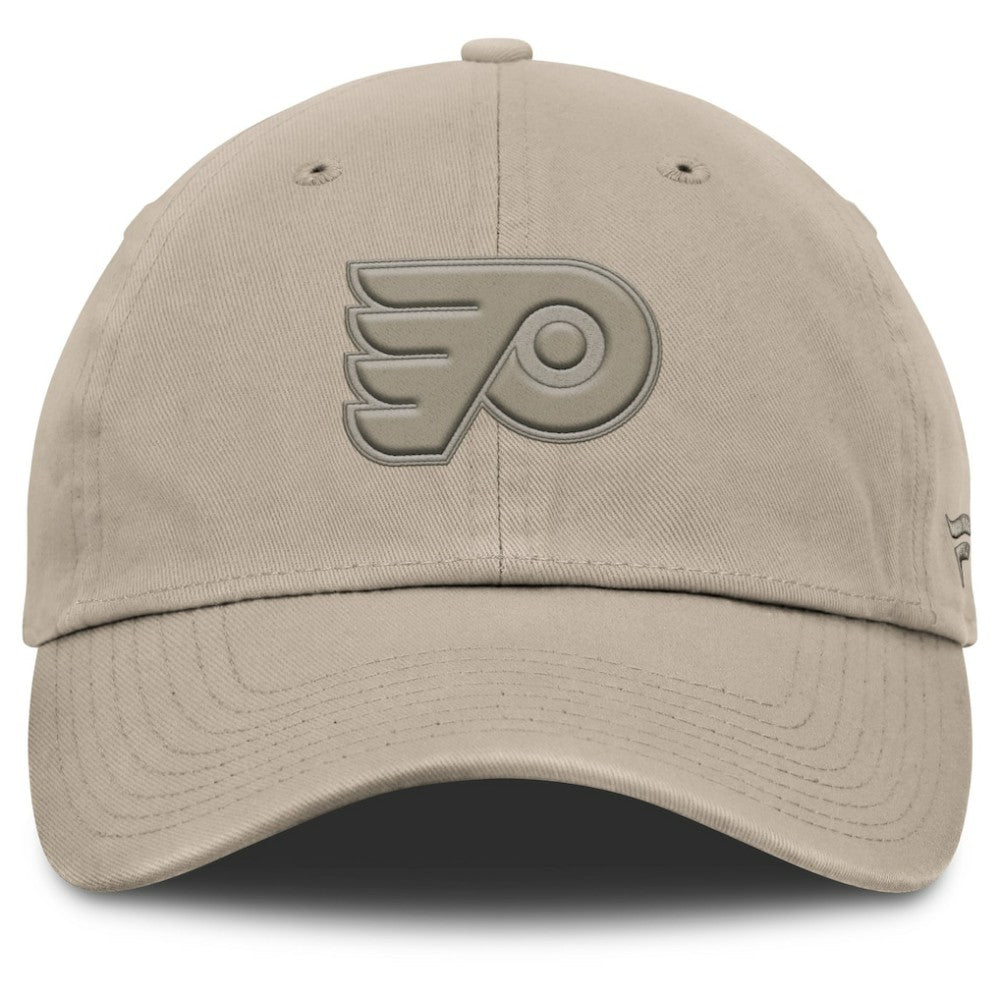 Philadelphia Flyers Fanatics Authentic Pro Road Adjustable Hat - Tan - NHL