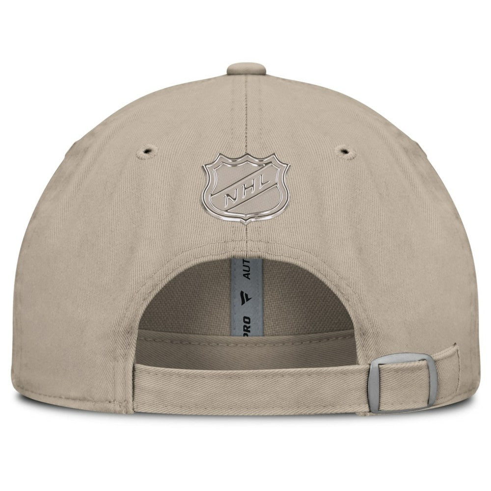 Colorado Avalanche Fanatics Authentic Pro Road Adjustable Hat - Tan - NHL