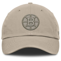 Boston Bruins Fanatics Authentic Pro Road Adjustable Hat - Tan - NHL