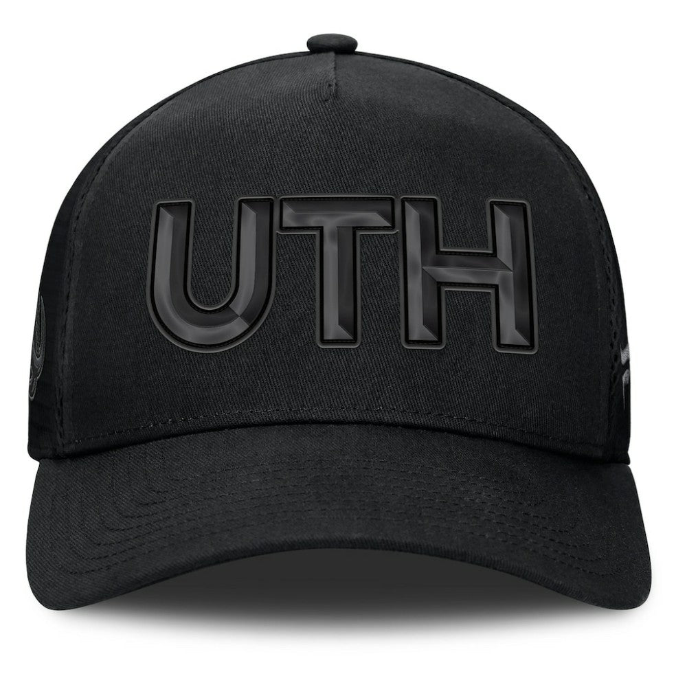 Utah Mammoth Fanatics Authentic Pro Road Team Code Trucker Adjustable Hat - Black - NHL