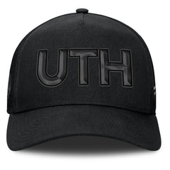 Utah Mammoth Fanatics Authentic Pro Road Team Code Trucker Adjustable Hat - Black - NHL