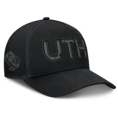 Utah Mammoth Fanatics Authentic Pro Road Team Code Trucker Adjustable Hat - Black - NHL