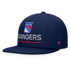 New York Rangers Fanatics Authentic Pro Rink Lockup Snapback Hat - Navy - NHL
