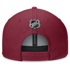 Colorado Avalanche Fanatics Authentic Pro Rink Lockup Snapback Hat - Burgundy - NHL