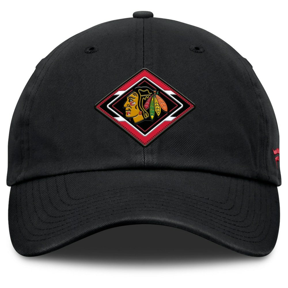 Chicago Blackhawks Fanatics Women's Authentic Pro Rink Adjustable Hat - Black - NHL