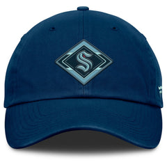 Seattle Kraken Fanatics Women's Authentic Pro Rink Adjustable Hat - Deep Sea Blue - NHL