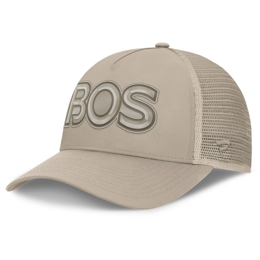 Boston Bruins Fanatics Women's Authentic Pro Road Trucker Adjustable Hat - Tan - NHL