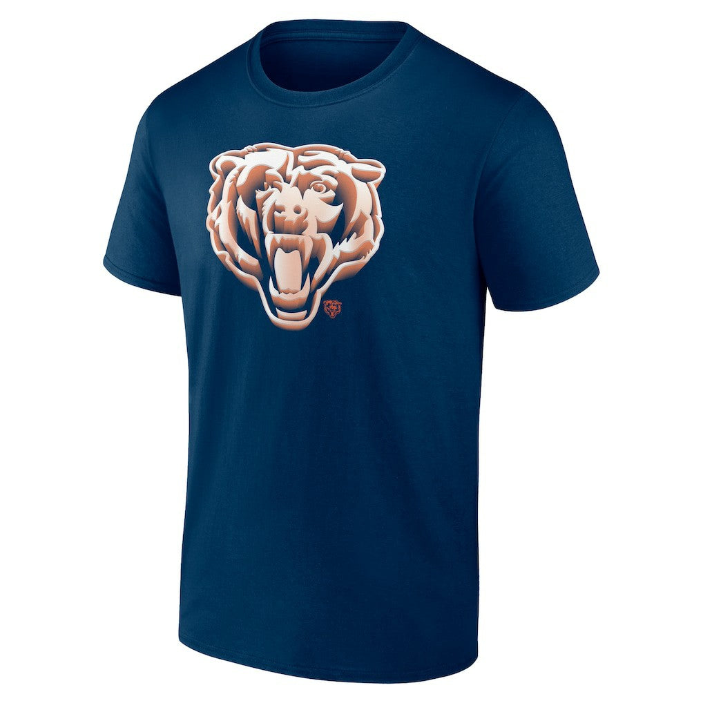 Chicago Bears Chrome Dimension T-Shirt Navy | NFL