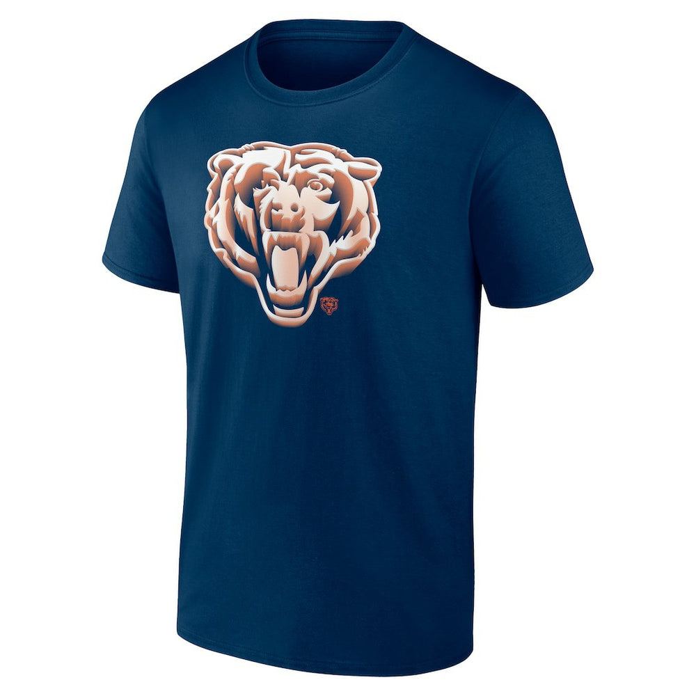 Chicago Bears Chrome Dimension T-Shirt Navy | NFL