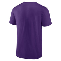 Minnesota Vikings Chrome Dimension T-Shirt Purple | NFL