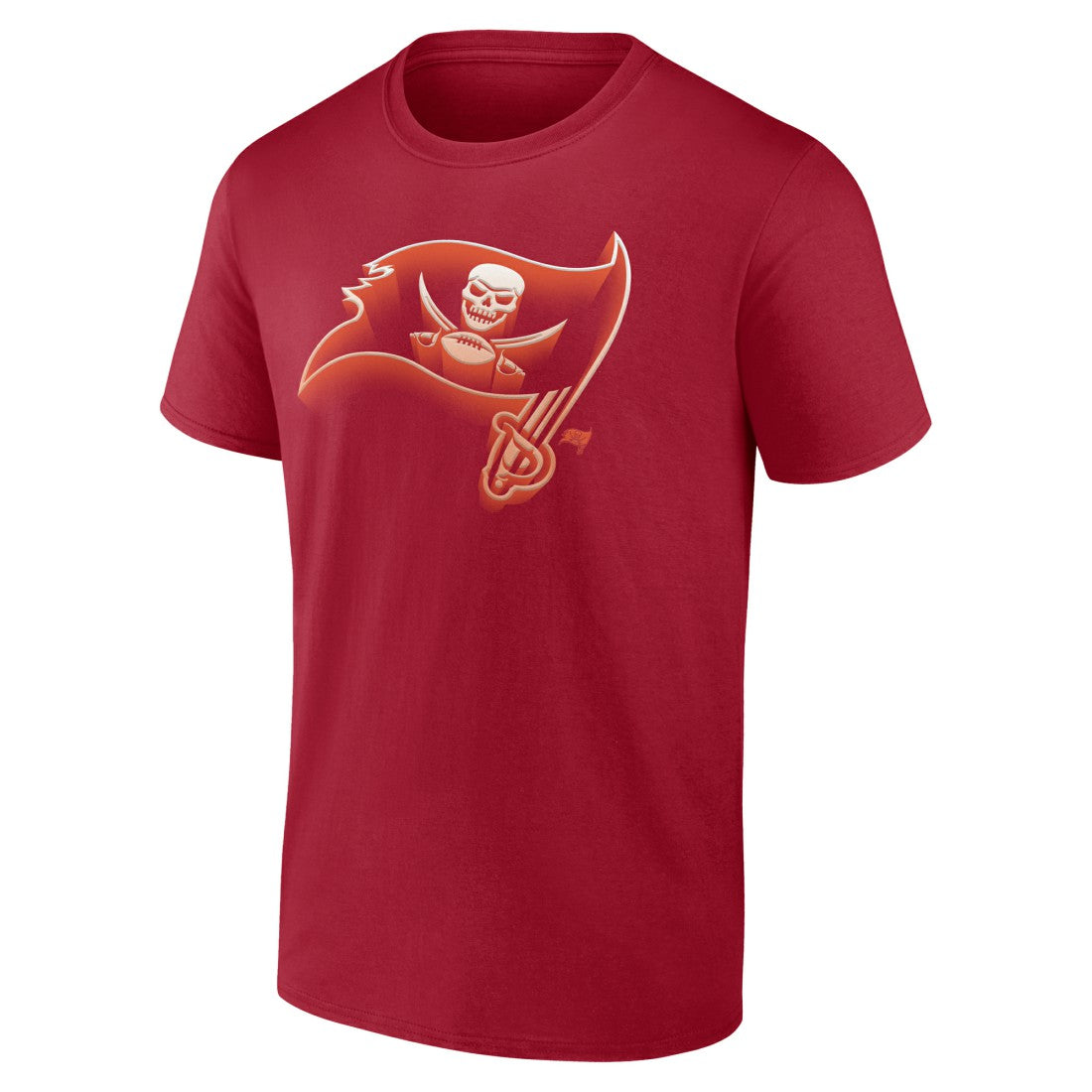 Tampa Bay Buccaneers Chrome Dimension T-Shirt Red | NFL