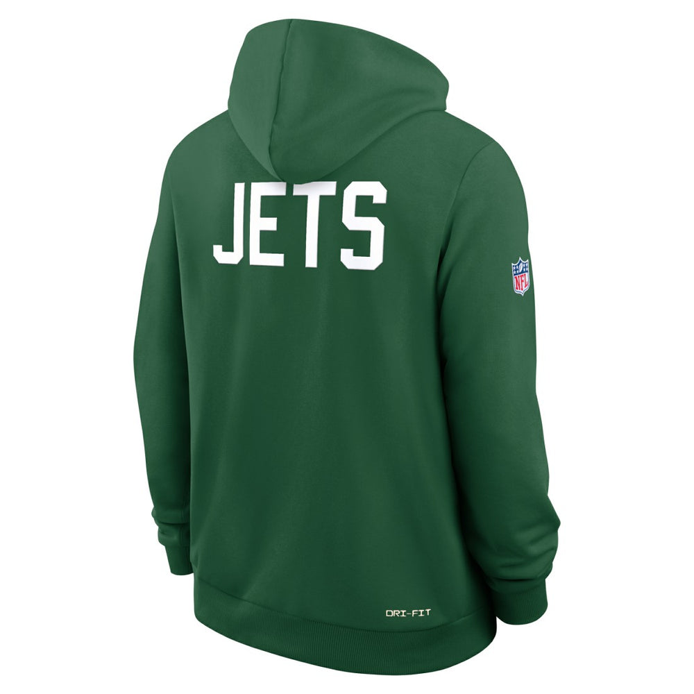 New York Jets Sideline Standard Issue Alt 2 Dri-FIT Hoodie Green | Nike for Sale