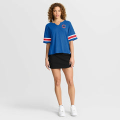 Chicago Cubs Fanatics Women's Curl Route T-Shirt - MLB