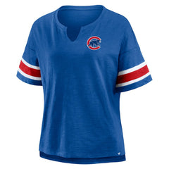 Chicago Cubs Fanatics Women's Curl Route T-Shirt - MLB