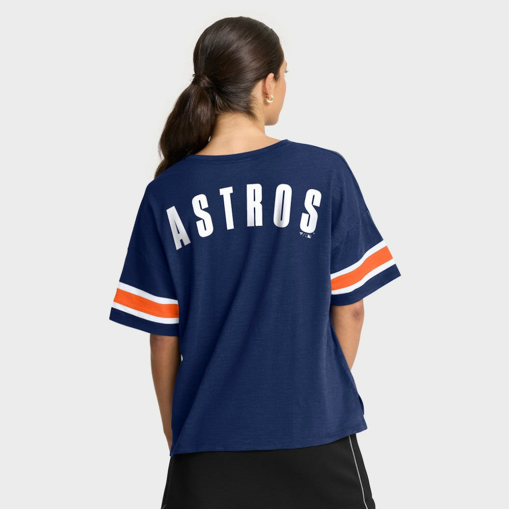 Houston Astros Fanatics Women's Curl Route T-Shirt - MLB
