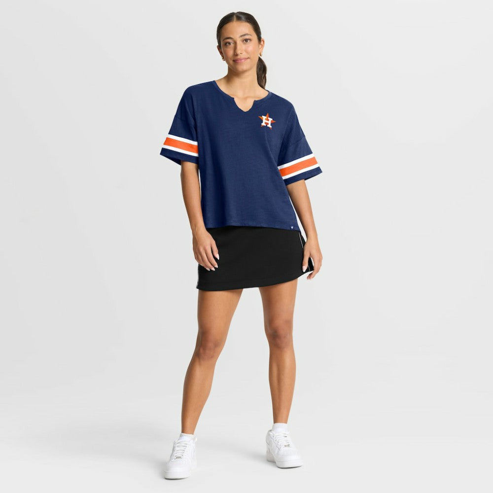 Houston Astros Fanatics Women's Curl Route T-Shirt - MLB