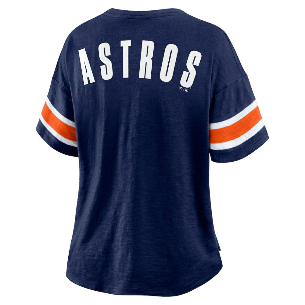 Houston Astros Fanatics Women's Curl Route T-Shirt - MLB