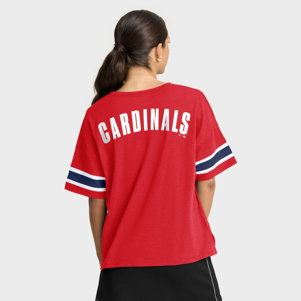 St. Louis Cardinals Fanatics Women's Curl Route T-Shirt - MLB
