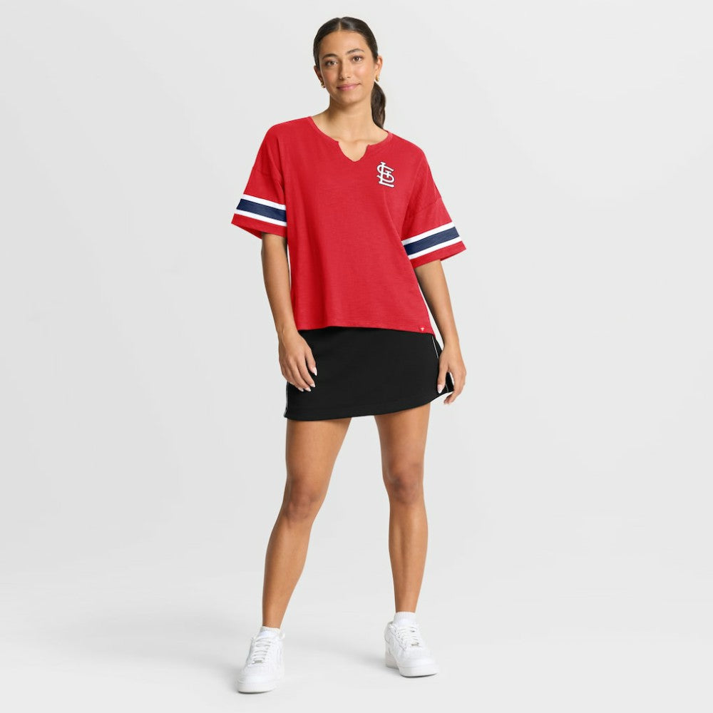 St. Louis Cardinals Fanatics Women's Curl Route T-Shirt - MLB