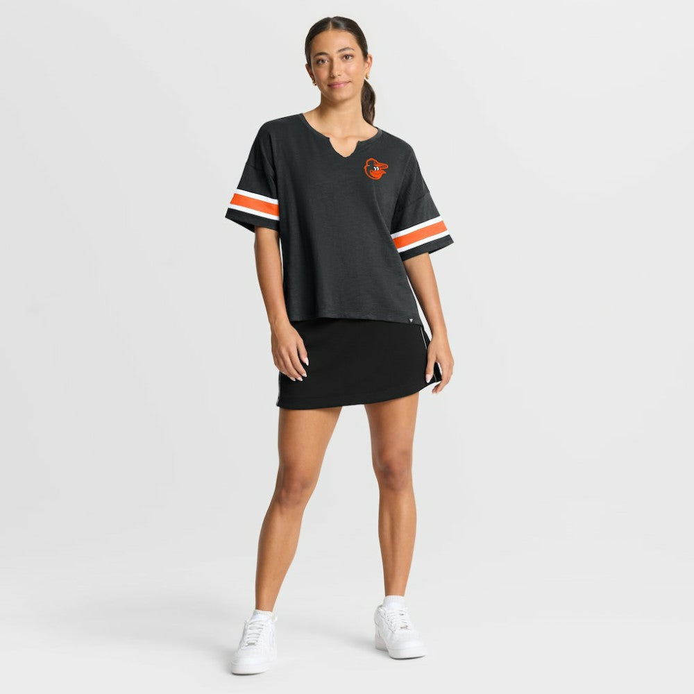 Baltimore Orioles Fanatics Women's Curl Route T-Shirt - MLB