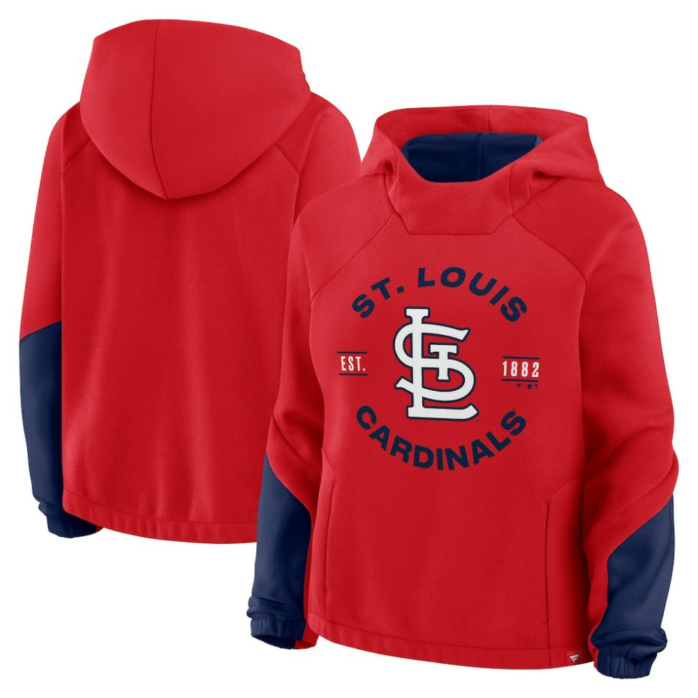 St. Louis Cardinals Fanatics Women's Oversized Time to Win Pullover Hoodie - MLB