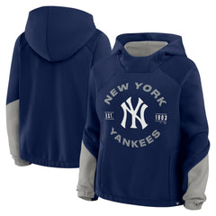 New York Yankees Fanatics Women's Oversized Time to Win Pullover Hoodie - MLB